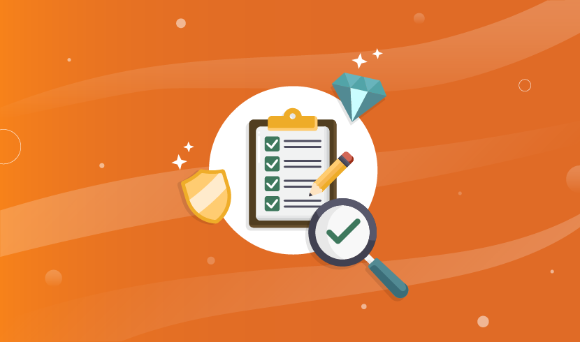 Overzichtsafbeelding van de datakwaliteit-checklist van Human Inference. De zes dimensies van datakwaliteit staan visueel weergegeven: consistentie, nauwkeurigheid, volledigheid, geldigheid, uniciteit en tijdigheid.
